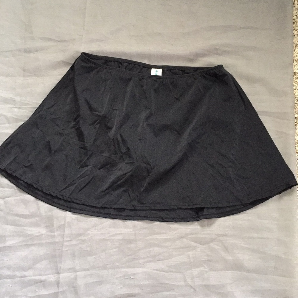 Black Swim Skirt by Swimsuits for All Sz 18